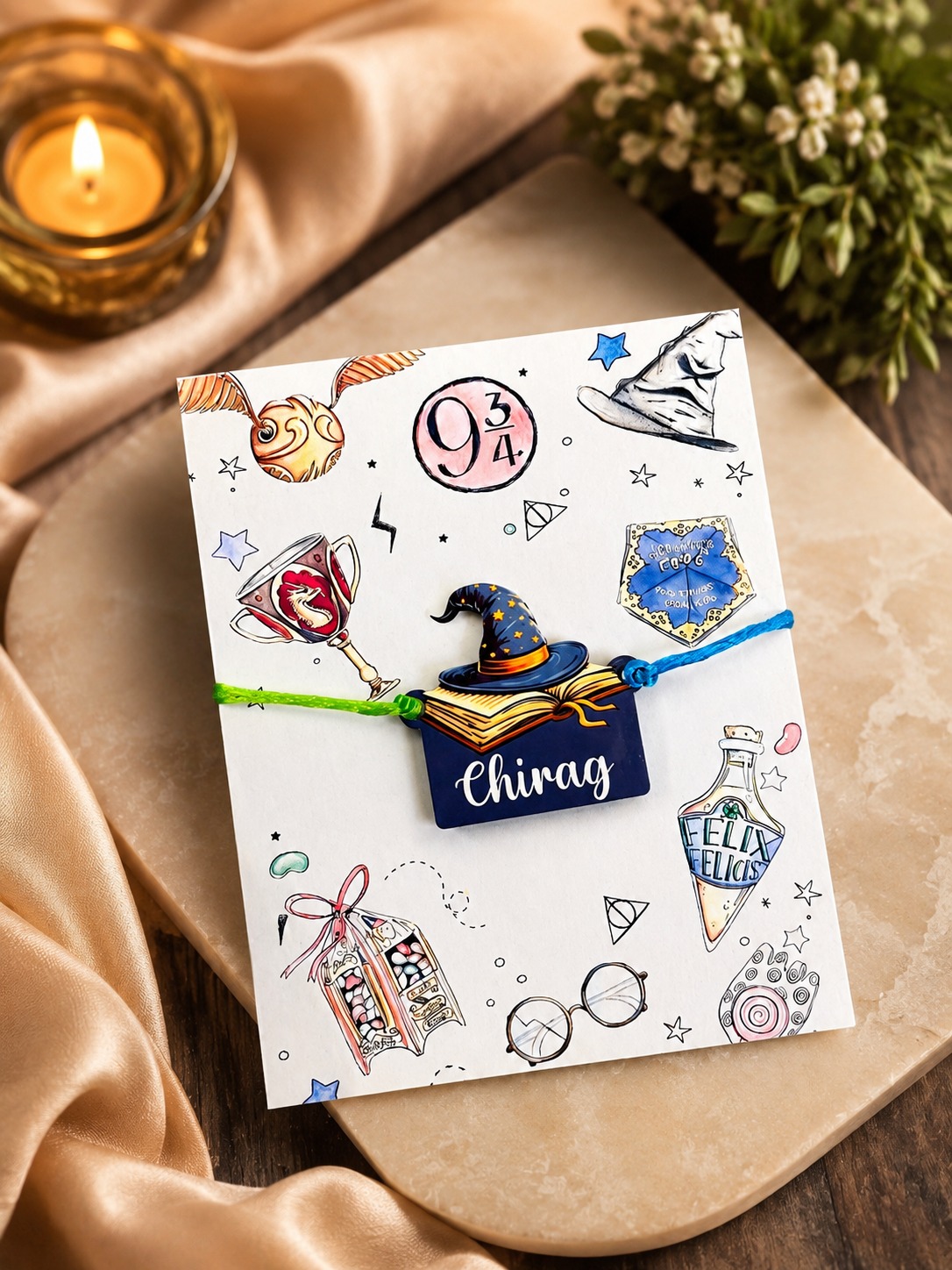 Personalised Harry Potter Theme Rakhi