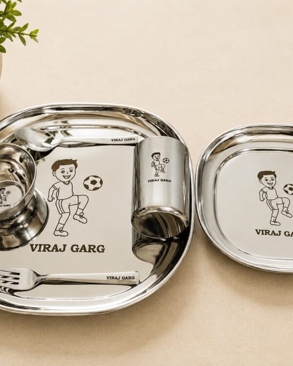 Personalised Sqaure Plate Set