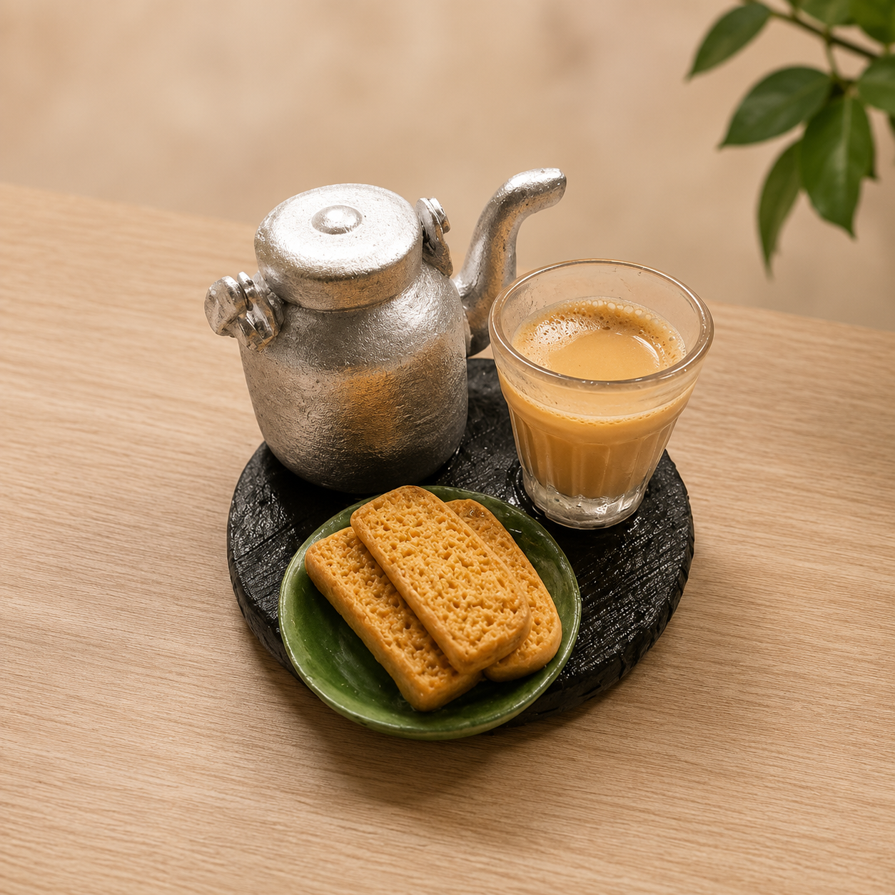 Chai Kettle Miniature Food 3D Fridge Magnet
