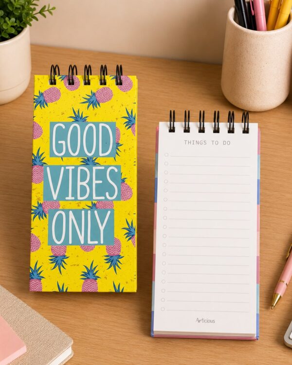 Good Vibes - Daily To-Do List Notepad