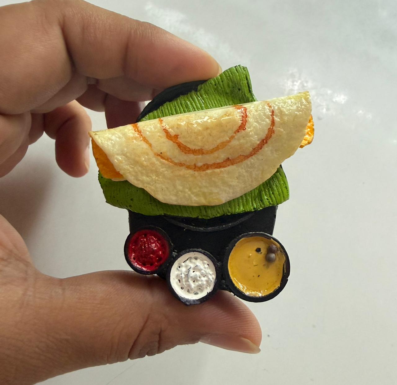 Dosa Miniature Food 3D Fridge Magnet - Image 2