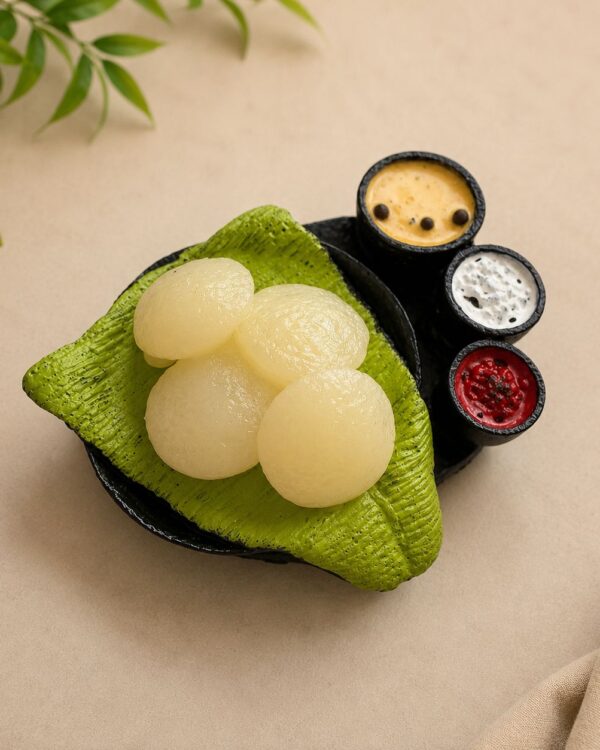 Idli Miniature Food 3D Fridge Magnet