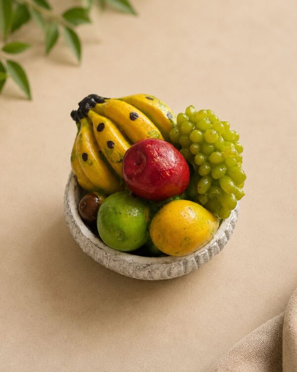 Fruits Basket Miniature Food 3D Fridge Magnet