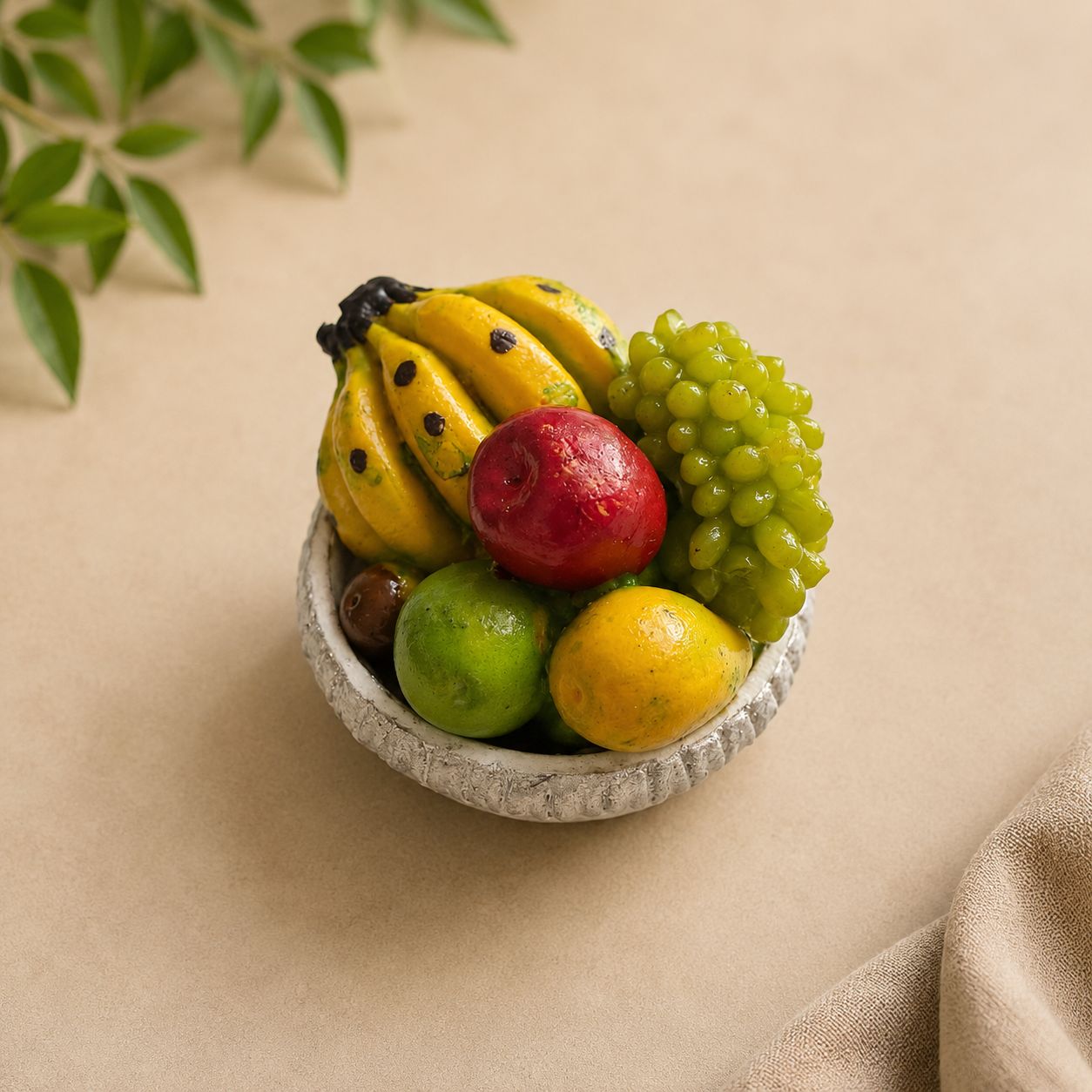 Fruits Basket Miniature Food 3D Fridge Magnet