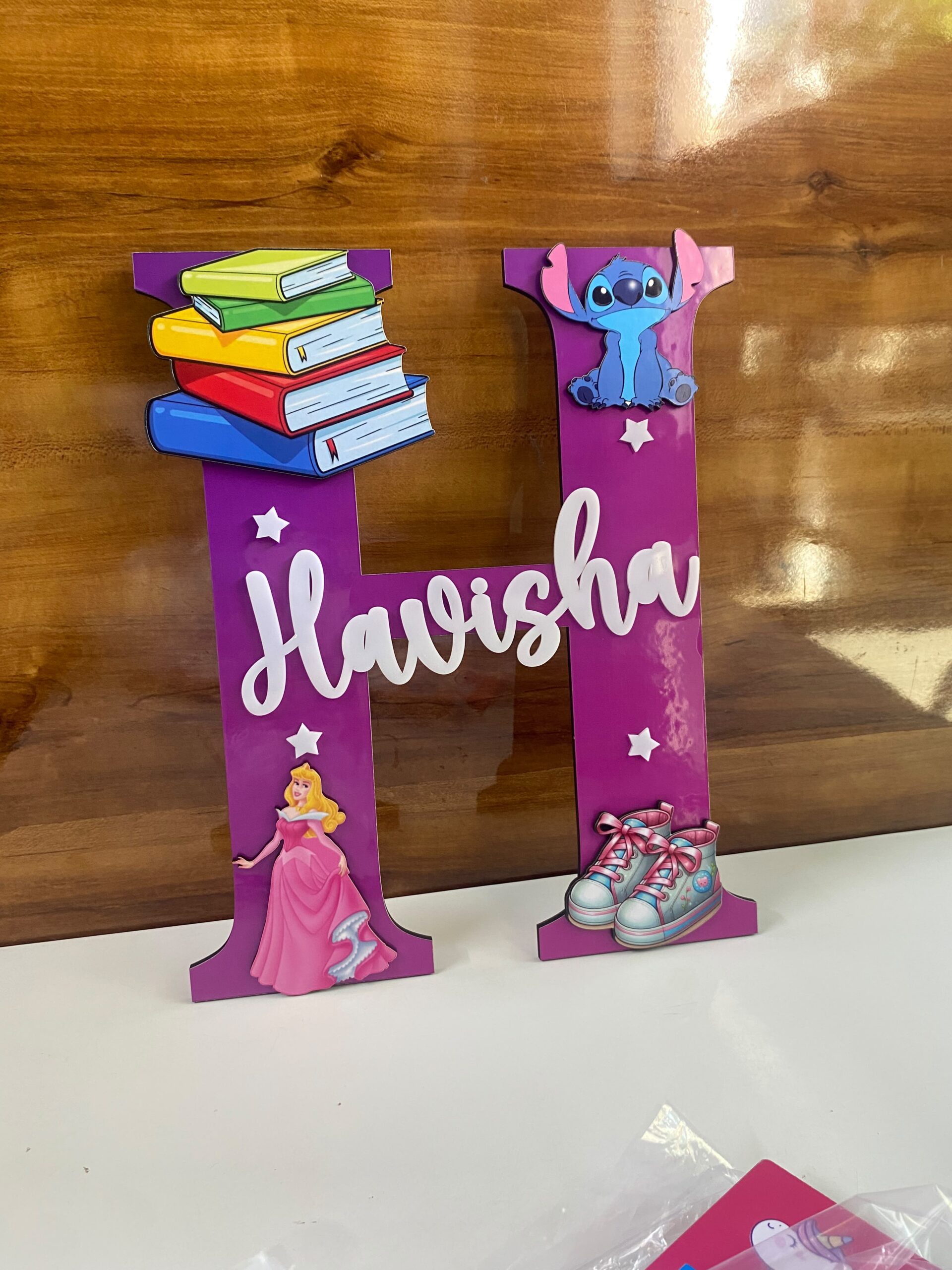 Personalised Alphabet Name Plate for Kids - Image 7