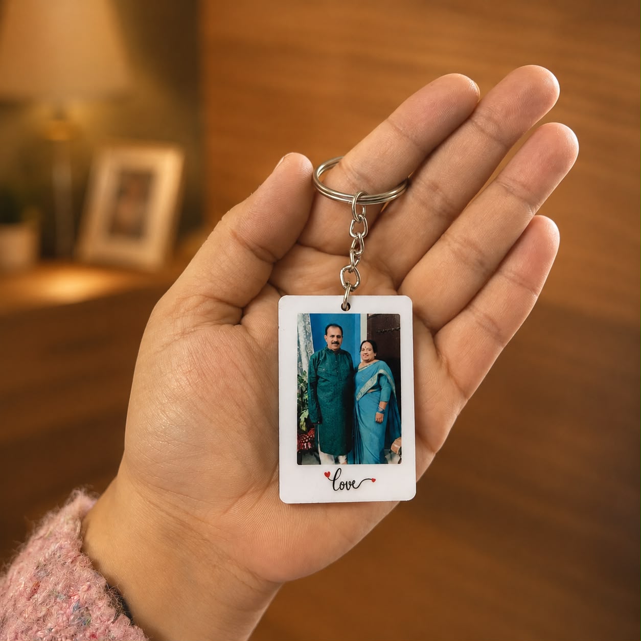 Personalized Polaroid Photo Keychain (Set of 3) - Image 3