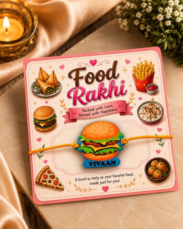 Personalised Food Miniature Rakhi