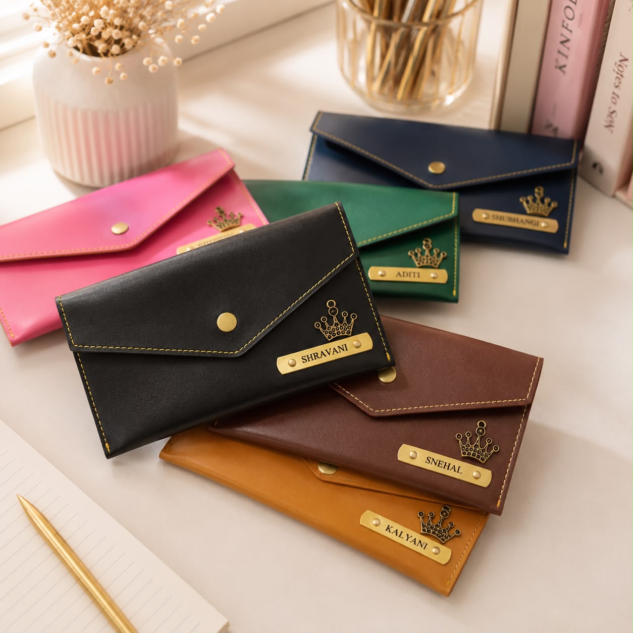 Personalised Minimal Clutch for Women