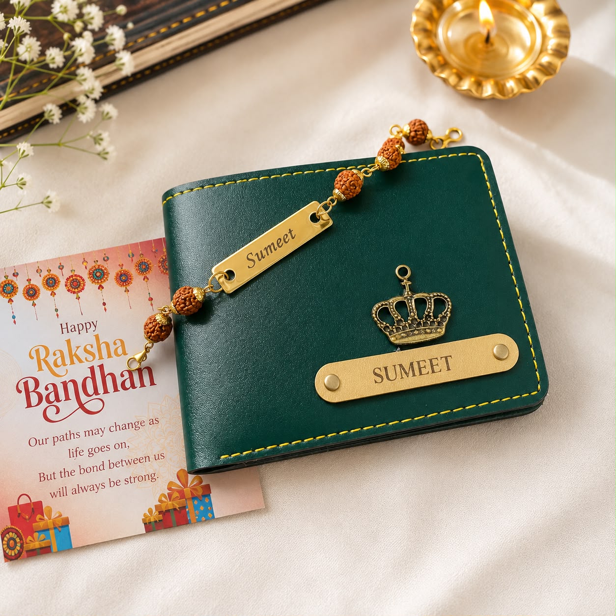 Personalised Wallet & Rakhi Combo - Image 5