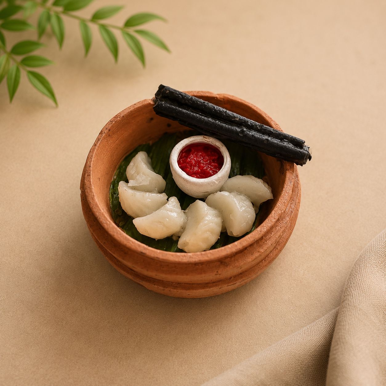 Momos Miniature Food 3D Fridge Magnet