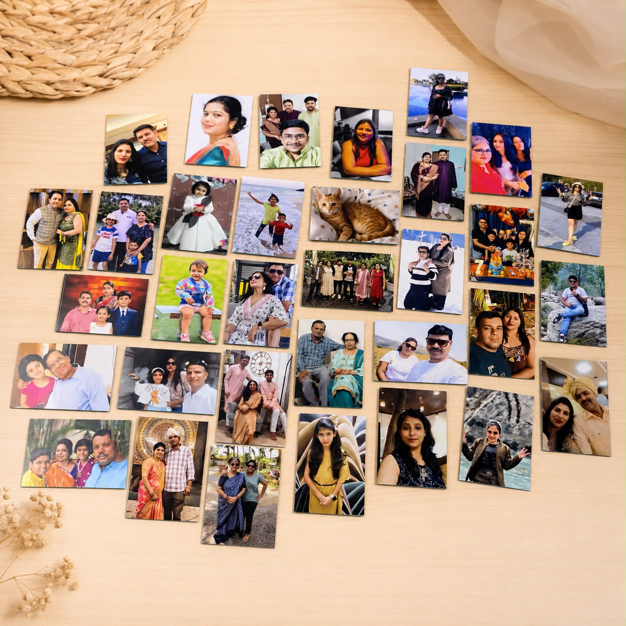 Personalised Photo Magnets (Set of 5) - Image 3