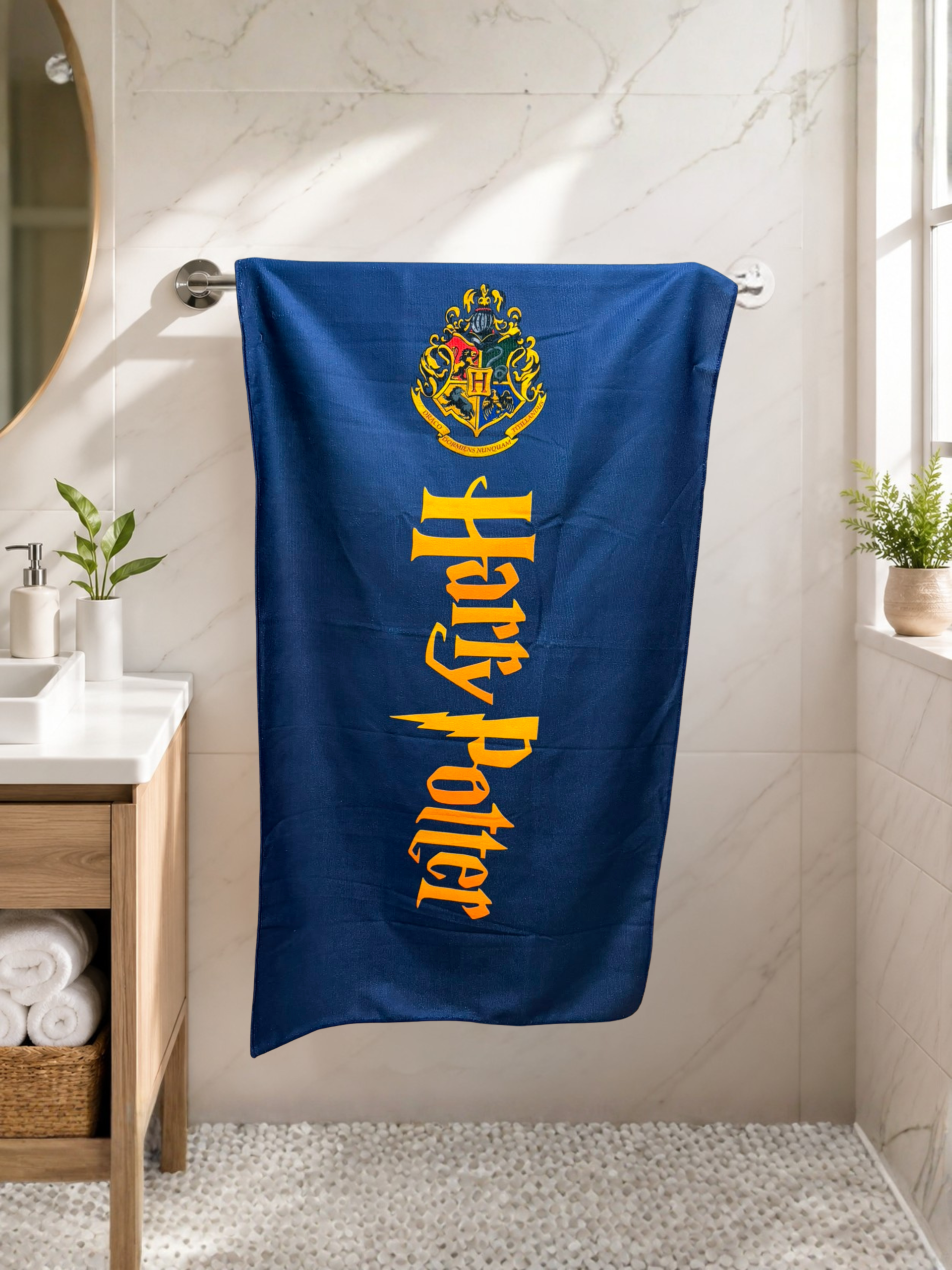 Harry Potter Theme Soft Bath Towel for Kids – 54x28 Inch