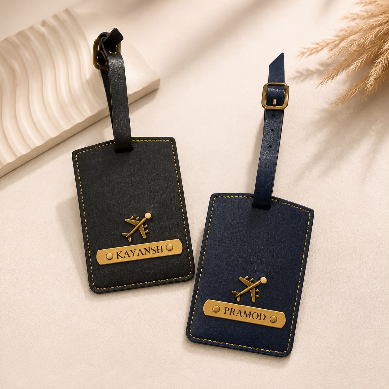 Personalised Leather Luggage Tag - Image 6
