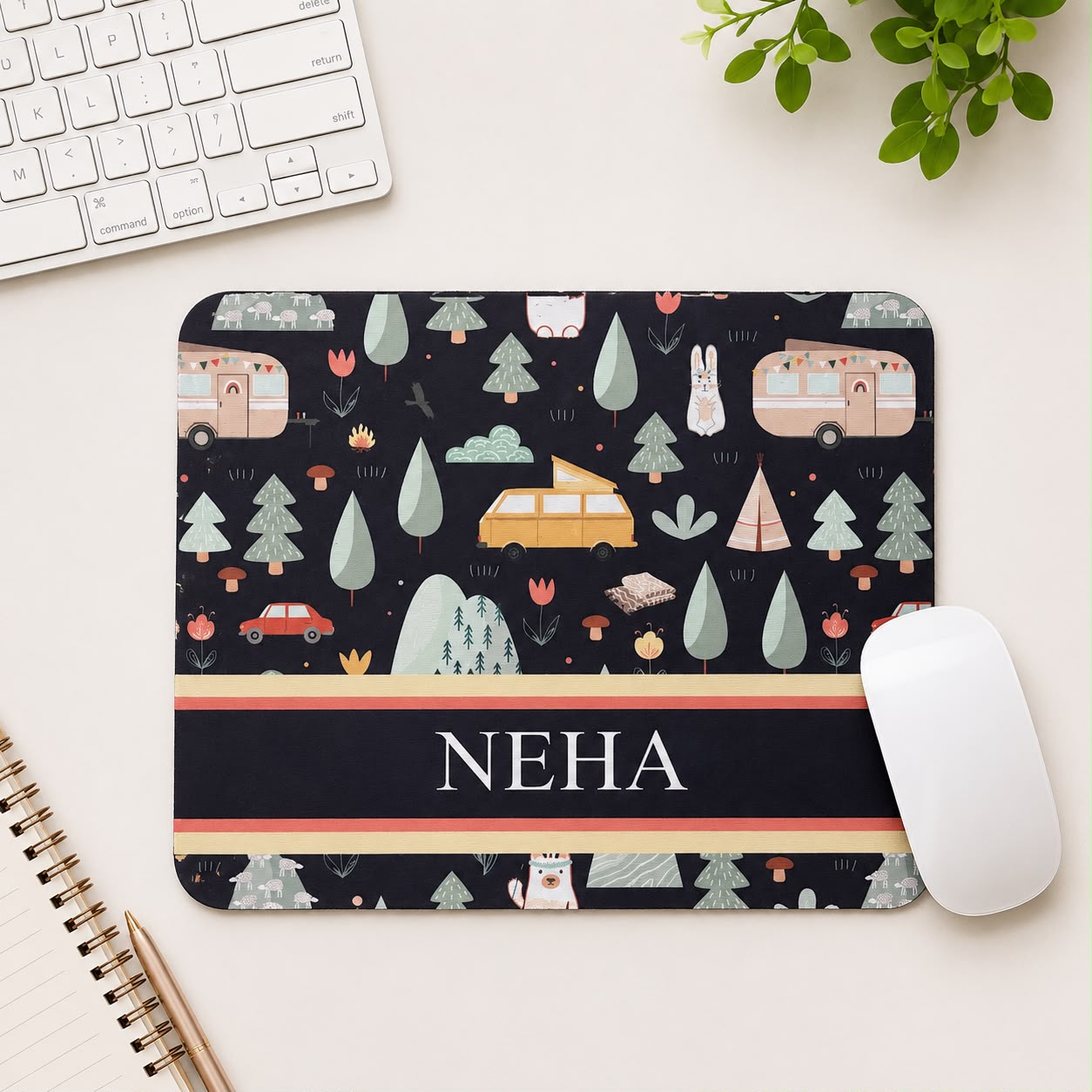 Customised Mouse Pad for Laptop & PC with Personalised Photo, Logo & Text Print