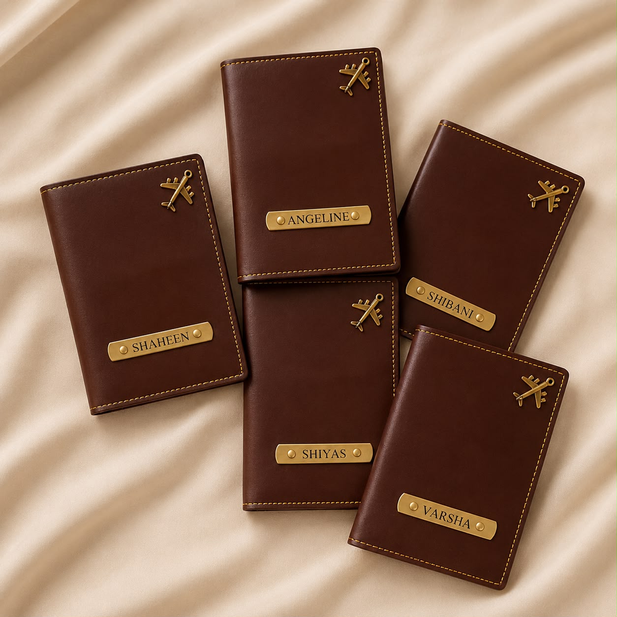 Personalised Leather Passport Cover - Image 3