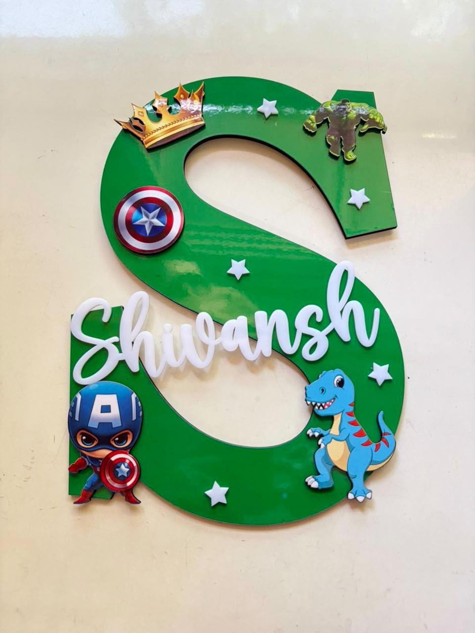 Personalised Alphabet Name Plate for Kids - Image 9