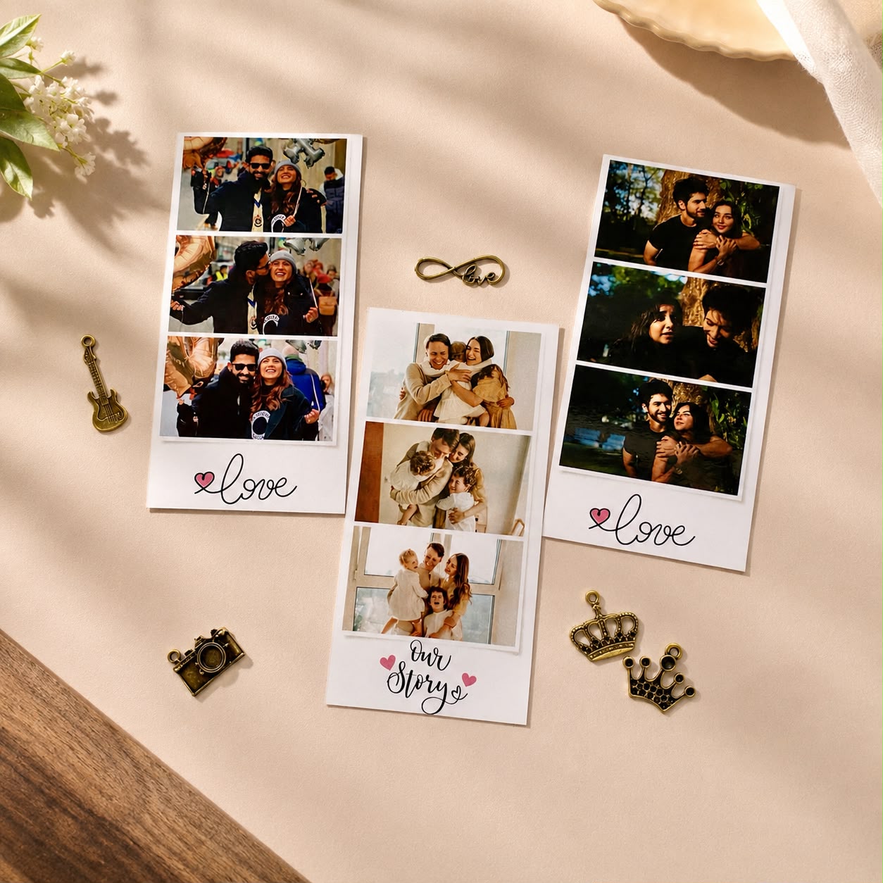 Personalised Photo Strip Magnets