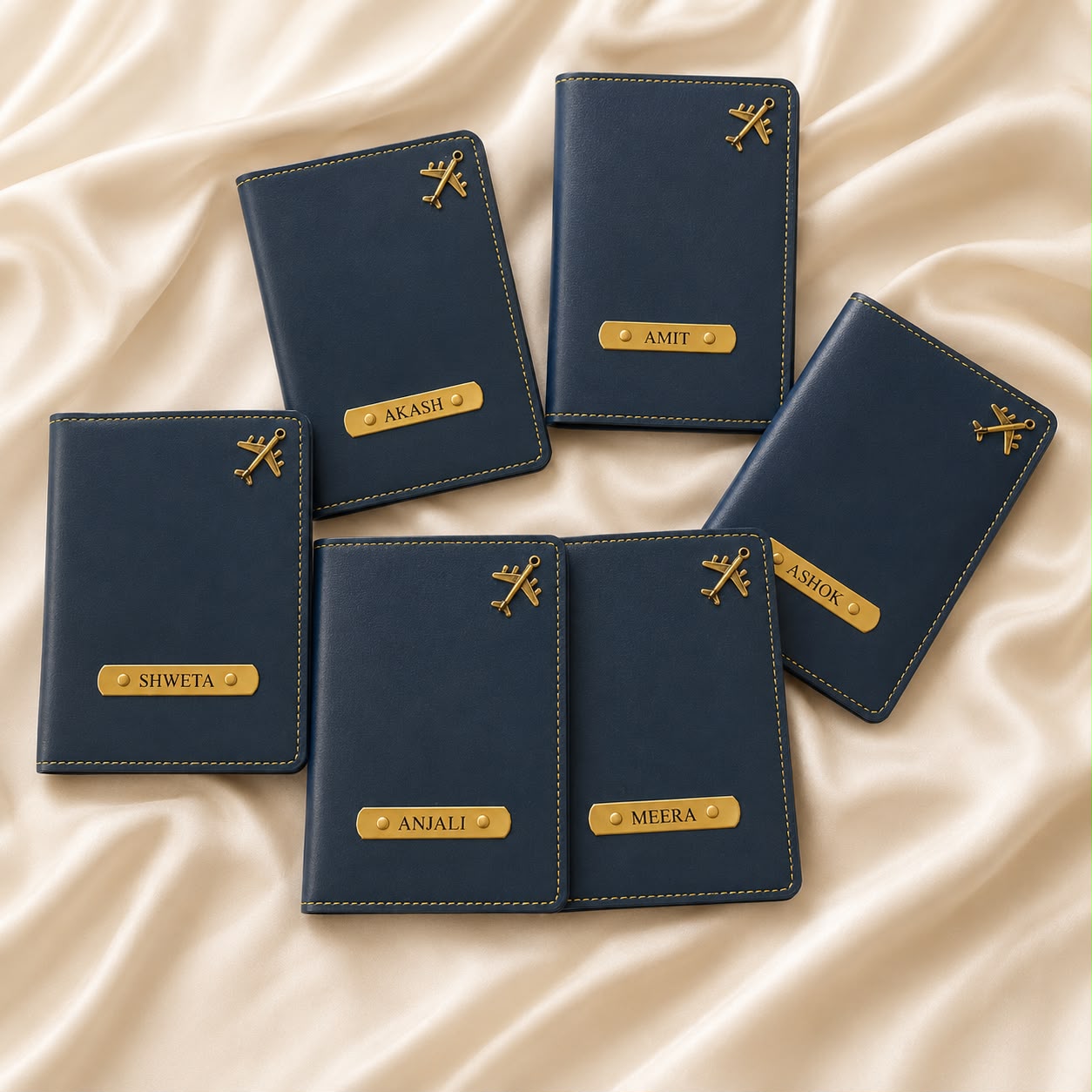 Personalised Leather Passport Cover - Image 4