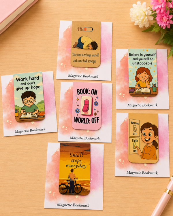 Magnetic Bookmarks - Set 4