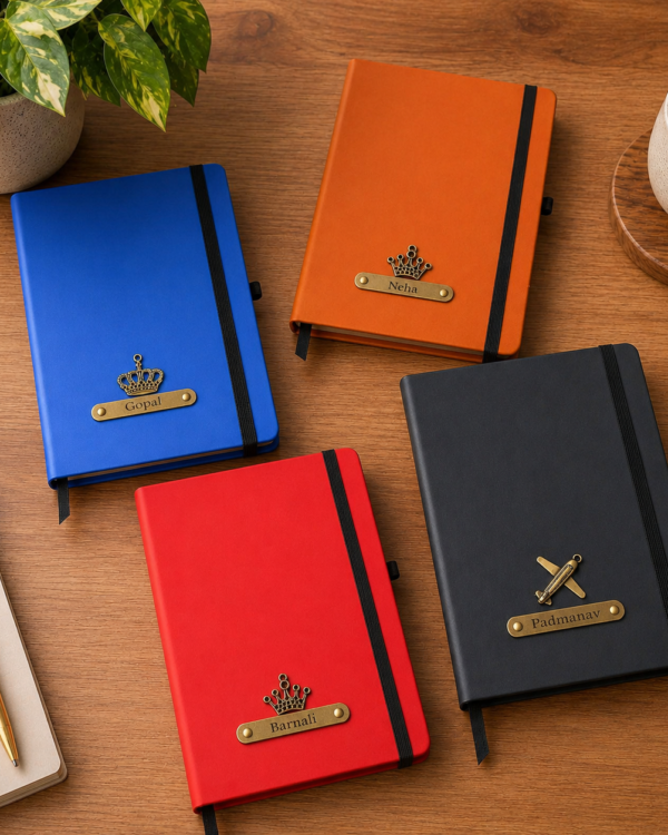 A5 Personalized Leather Diary Notebook
