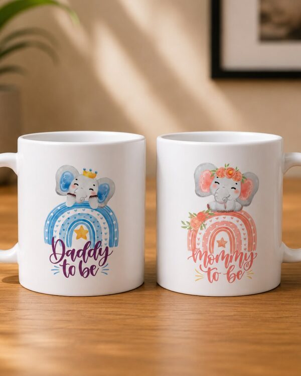 Soon to Be Mommy & Daddy Mug Set