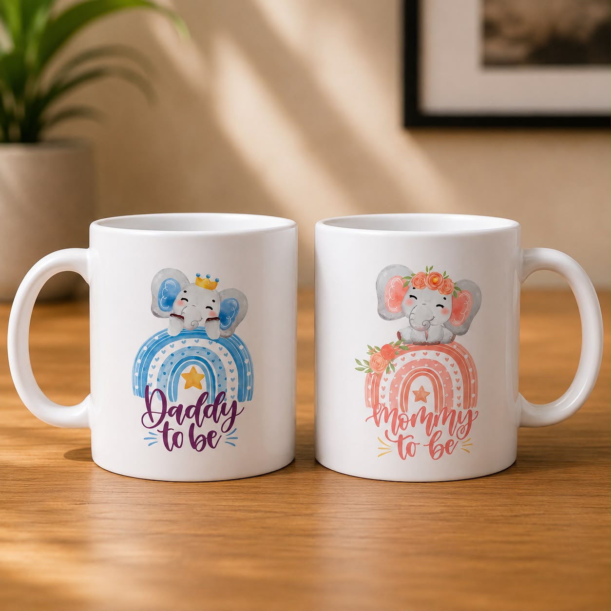 Soon to Be Mommy & Daddy Mug Set