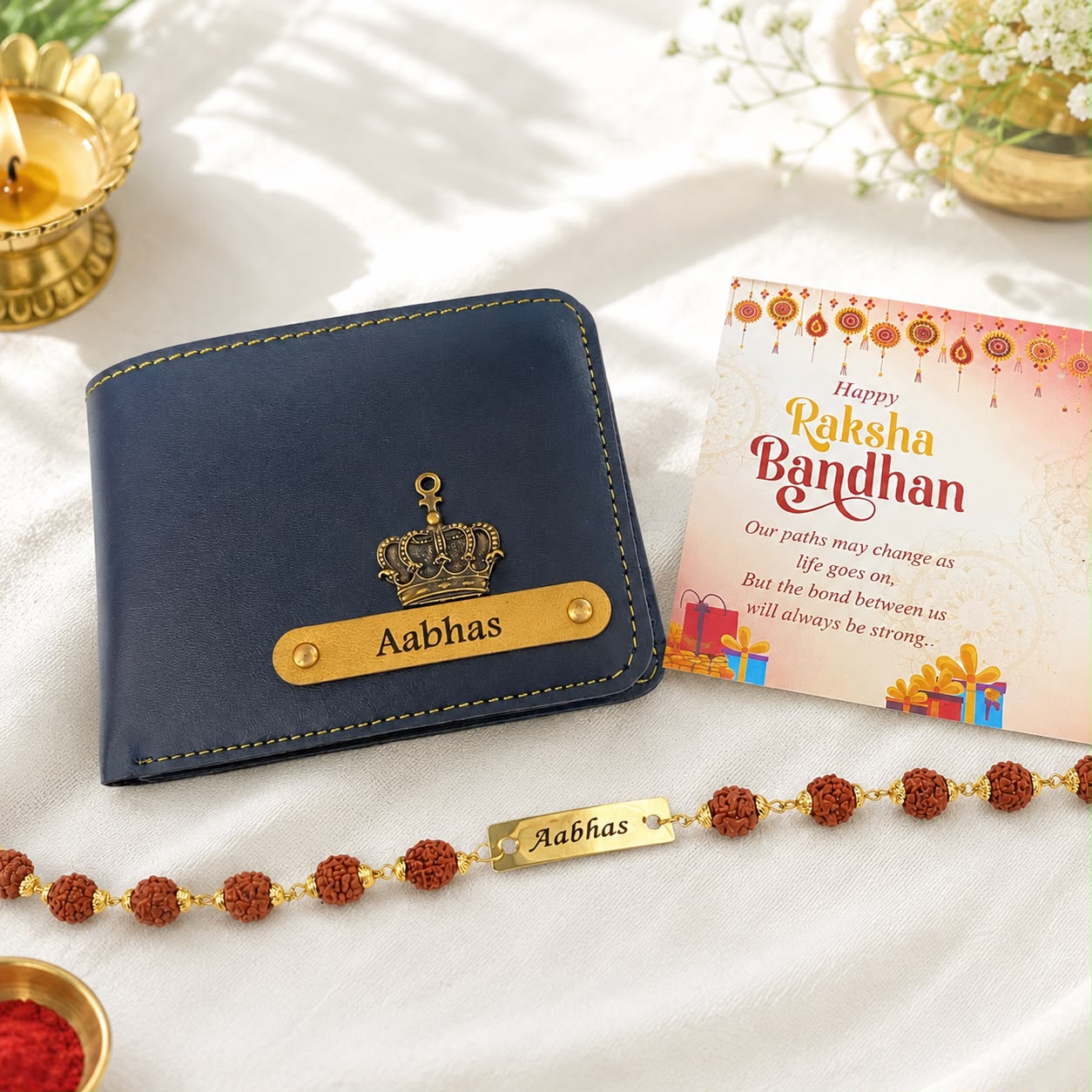 Personalised Wallet & Rakhi Combo - Image 3