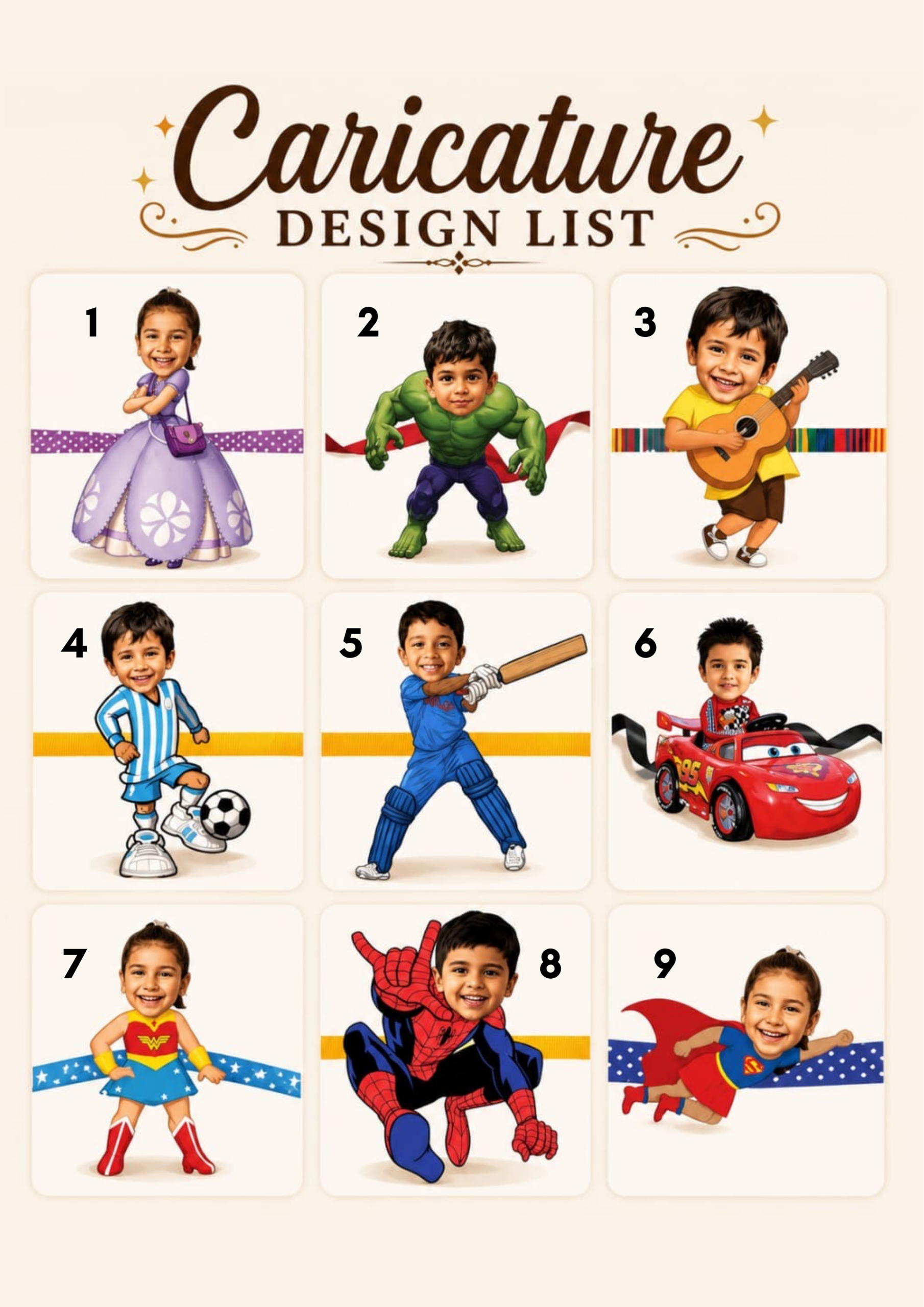 Personalised Photo Caricature Theme Rakhi - Image 2
