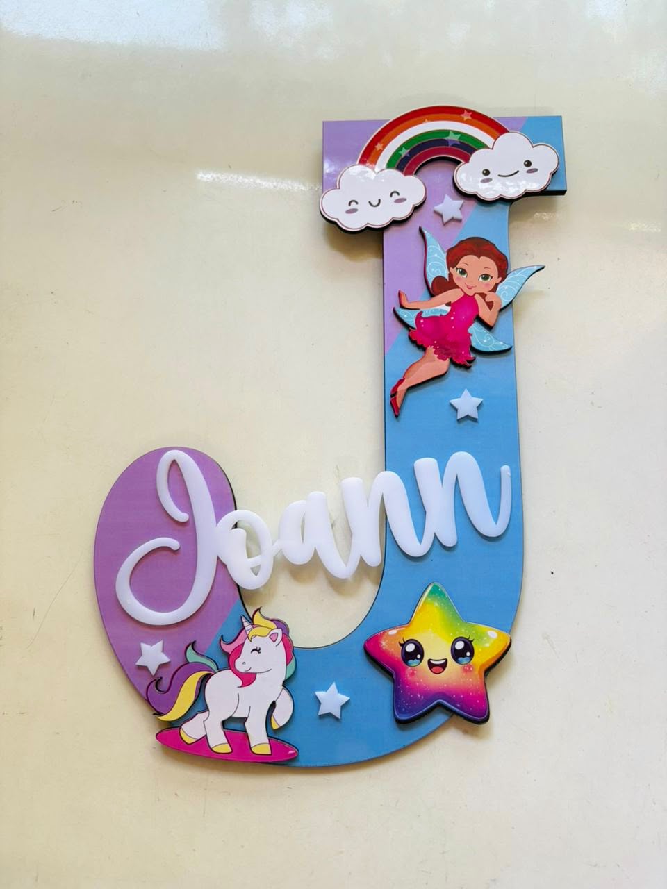 Personalised Alphabet Name Plate for Kids - Image 4