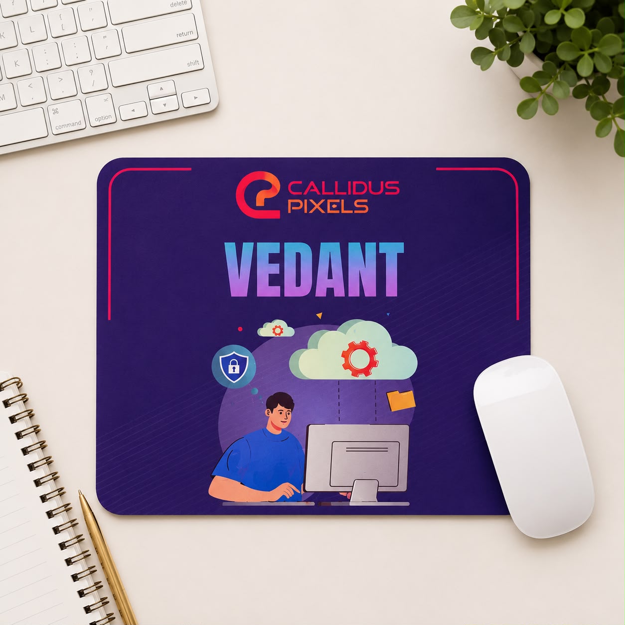 Customised Mouse Pad for Laptop & PC with Personalised Photo, Logo & Text Print - Image 2