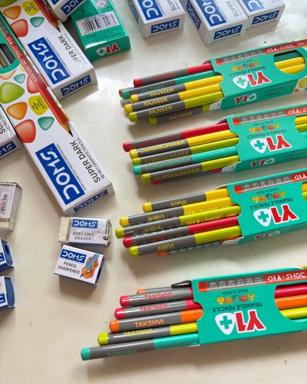 Personalized Pencils with Name Engraving – Set of 10