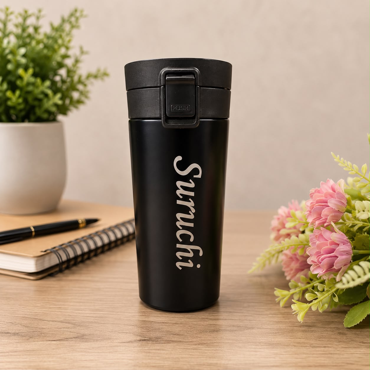 Personalised Vacuum Insulated Travel Mug - Image 4