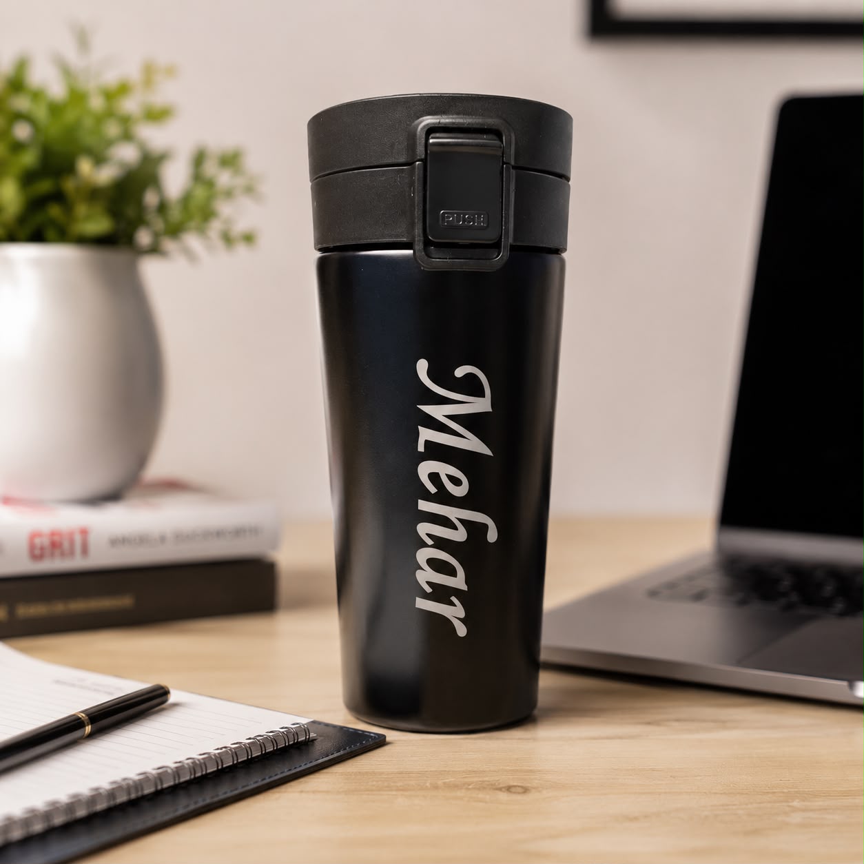 Personalised Vacuum Insulated Travel Mug - Image 3