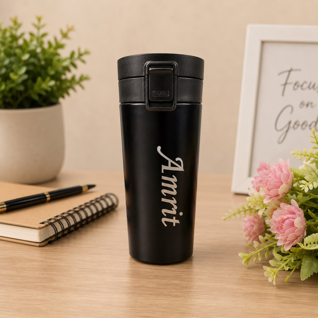 Personalised Vacuum Insulated Travel Mug - Image 2