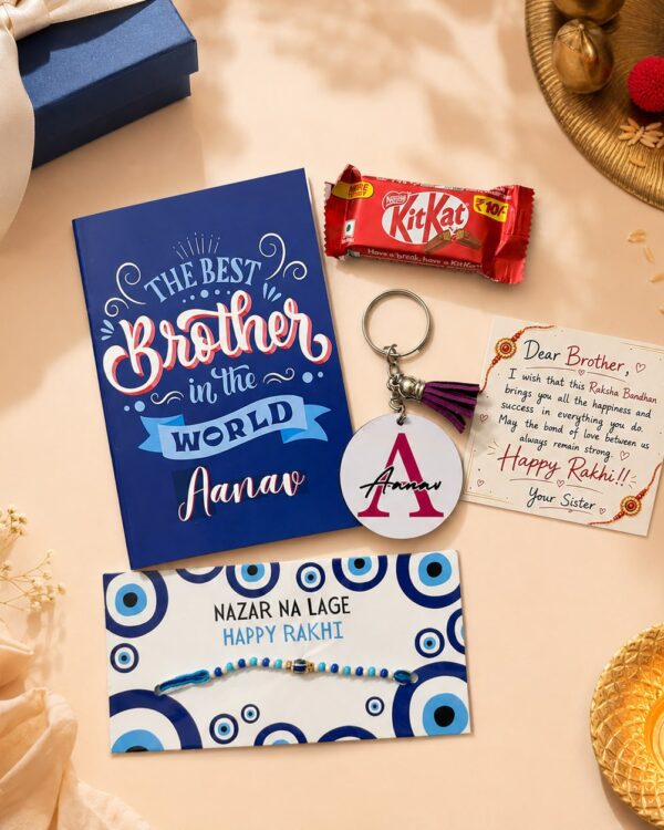 The Best Brother in the World - Personalised Rakhi Hamper