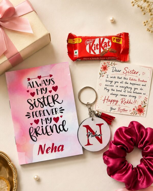 Always my Sister, Forever my Friend - Personalised Rakhi Hamper for Sister