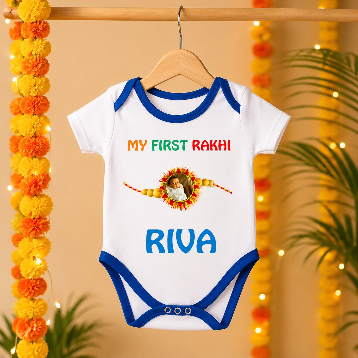 Personalised Rakshabandhan Kids Romper - Image 2