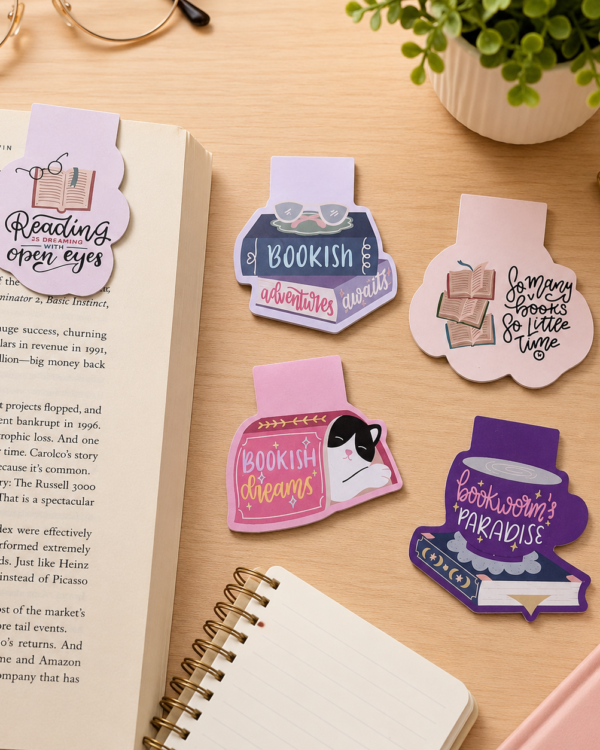 Quirky & Cute Magnetic Bookmarks 2