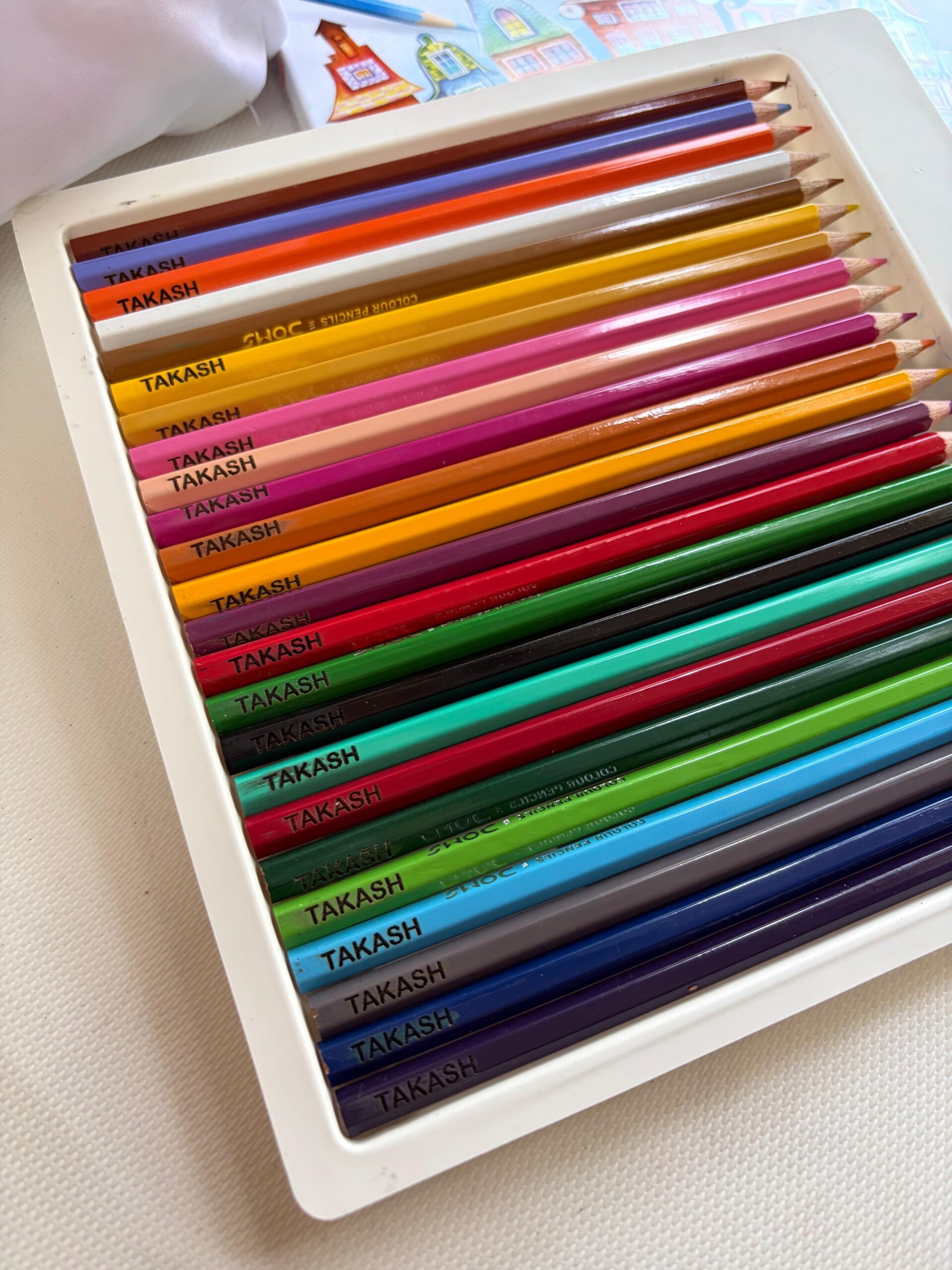 Personalized Colour Pencils with Name Engraving - 24 Shades - Image 2
