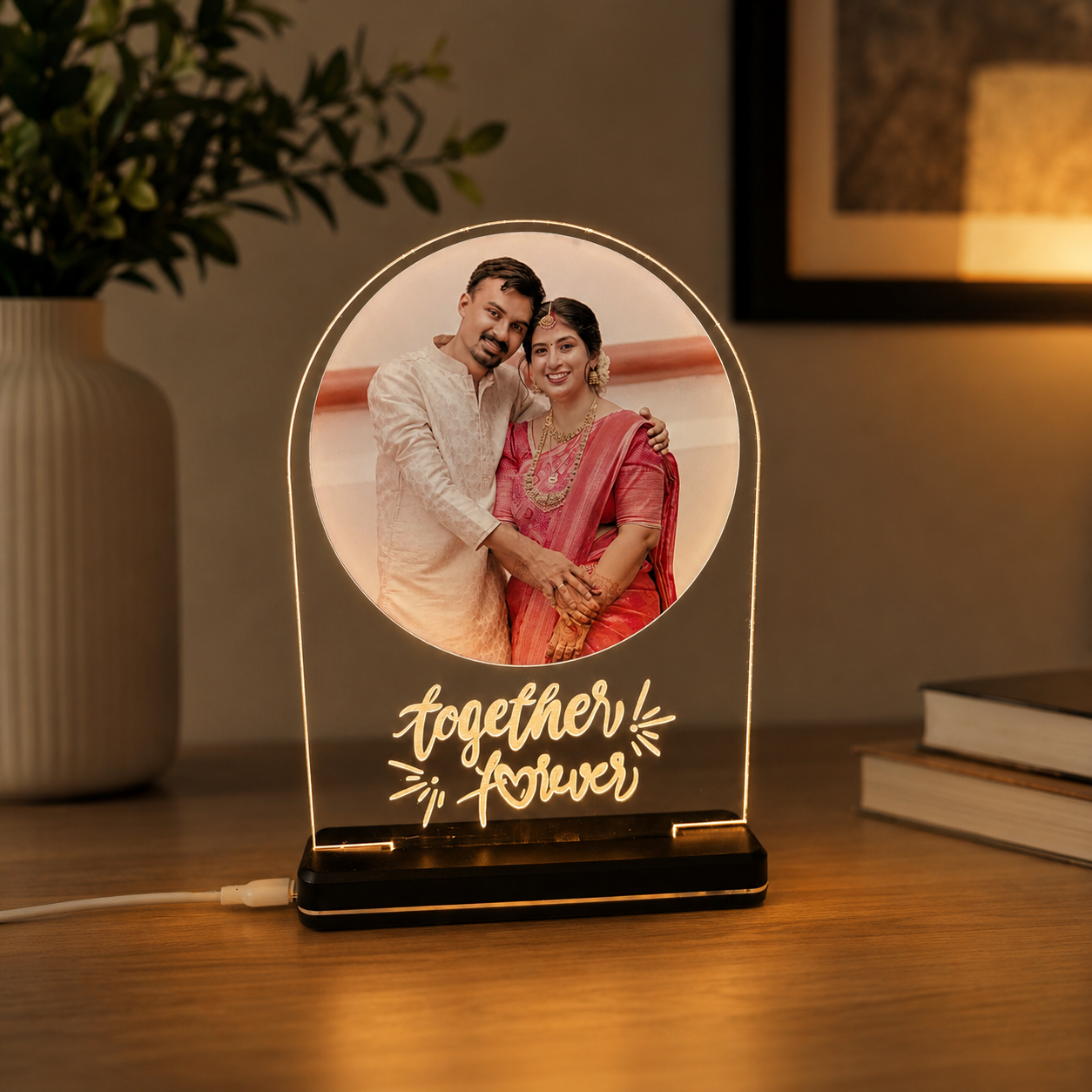Personalized LED Photo Lamp - Image 3