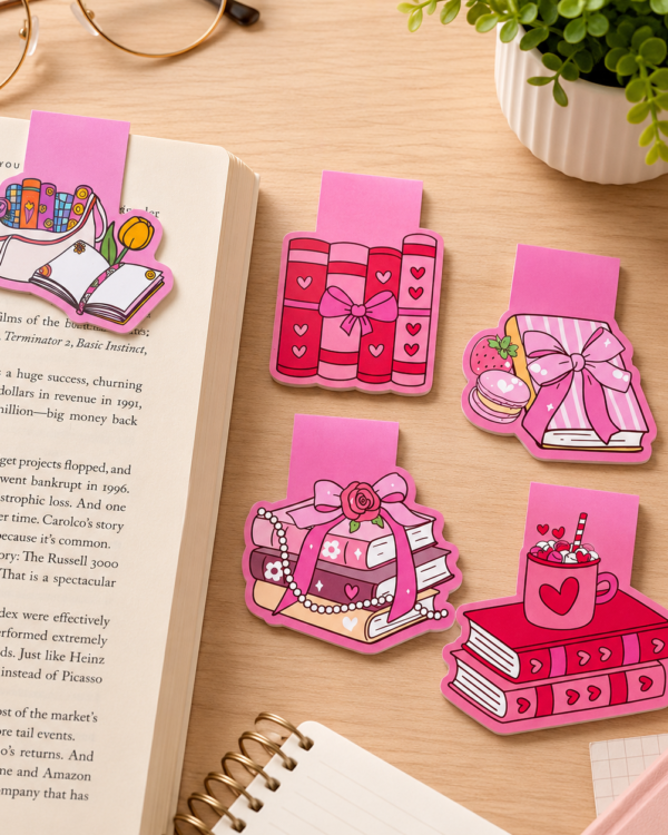 Quirky & Cute Magnetic Bookmarks 3