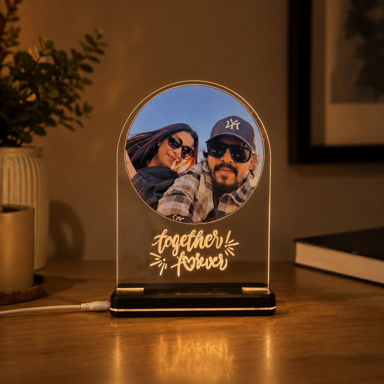 Personalized LED Photo Lamp - Image 2