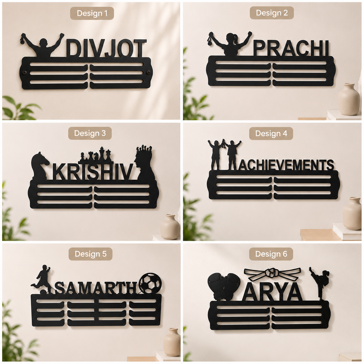 Personalised Medal Hanger for Wall - Image 8