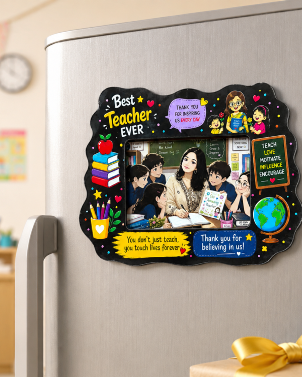 Best Teacher Magnet – Personalized Photo Magnet
