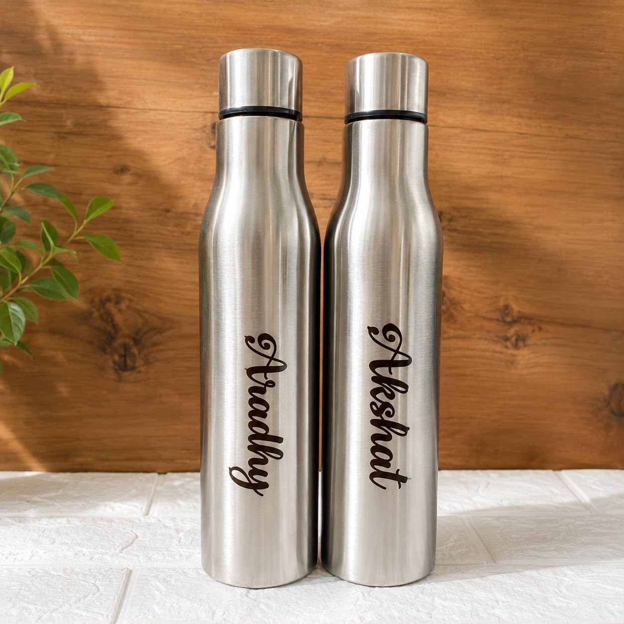 Personalised Stainless Steel Bottle With Name Engraving - Image 2
