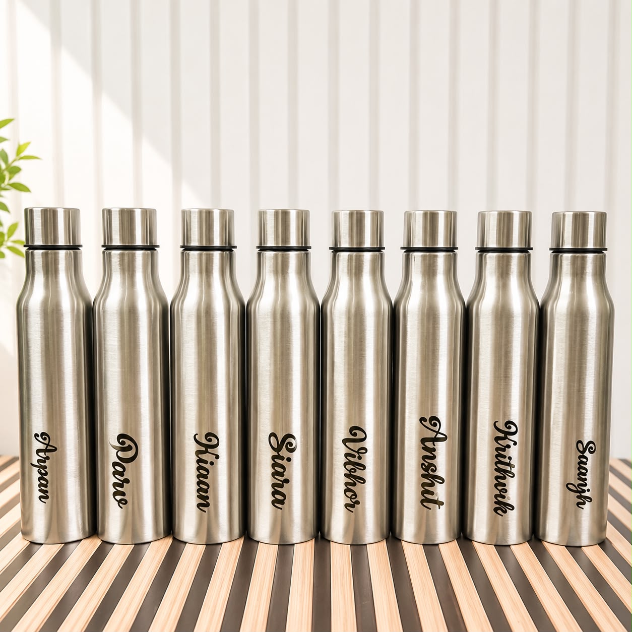 Personalised Stainless Steel Bottle With Name Engraving - Image 5