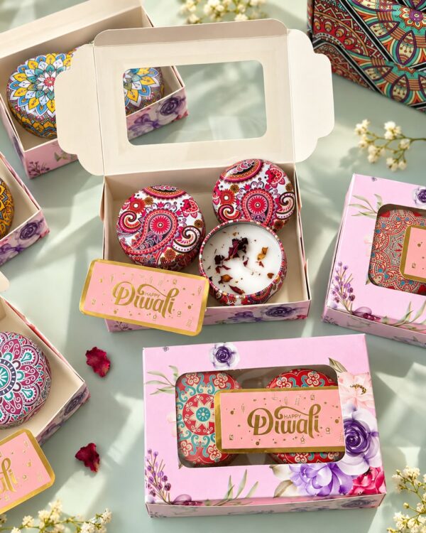 Happy Diwali Gift Hamper with Scented Candles