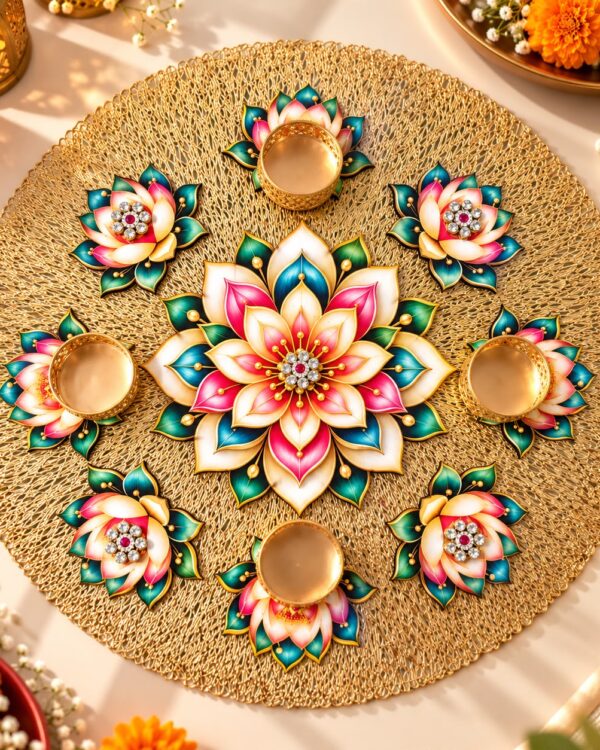 ASHA- Reusable MDF Rangoli Set